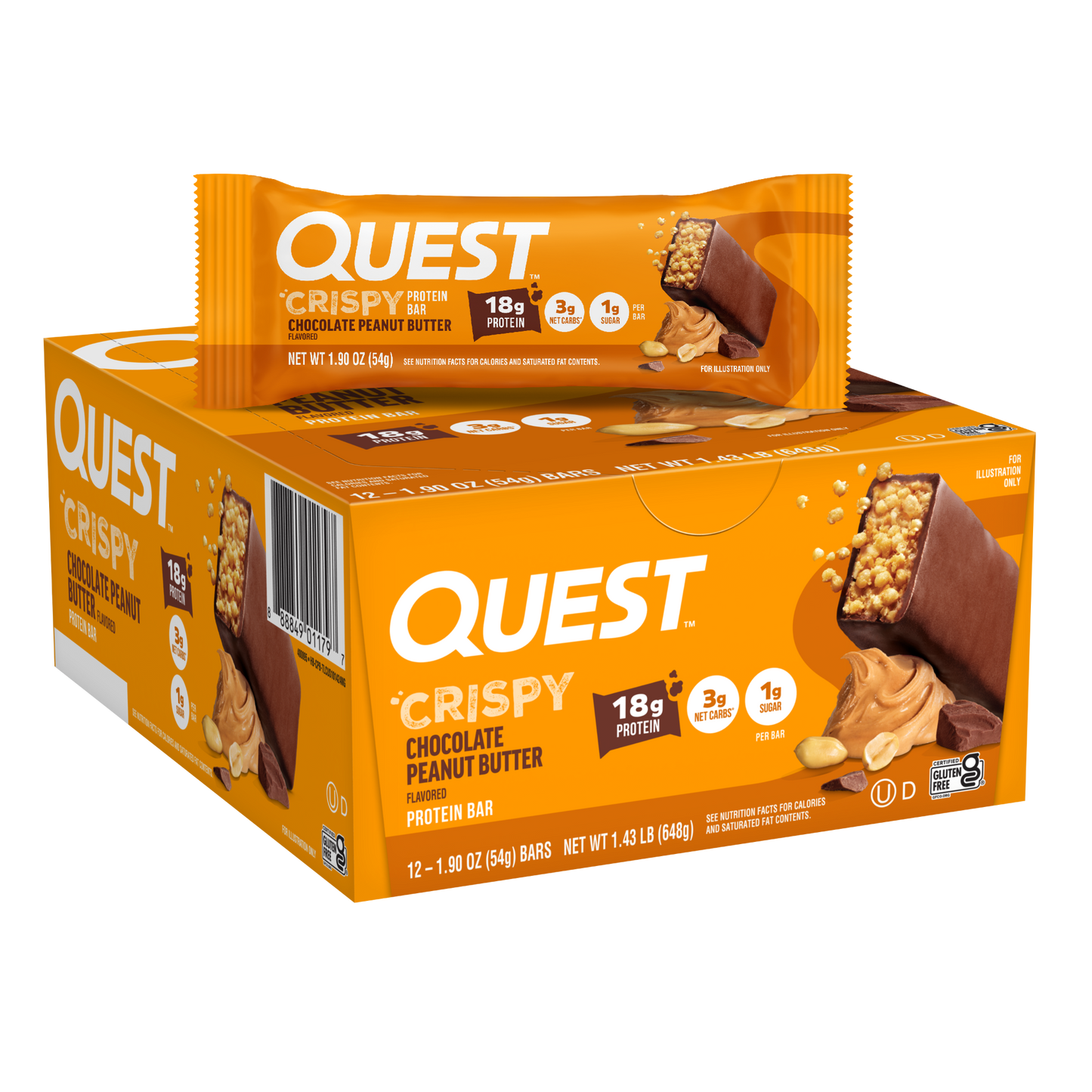 chocolate-peanut-butter-crispy-hero-protein-bars-v2 400095_QN_USA_Pkg_Crispy_ProteinBar_CPB_12ctCarton_3D_Composite_Force.png